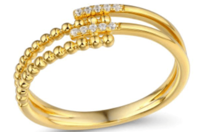 18K Yellow gold Sateline Ring