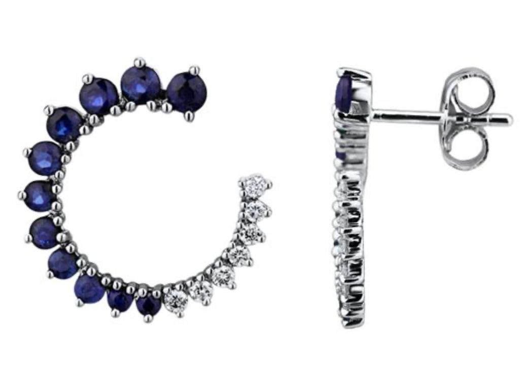 My Blue C Sapphire Earrings