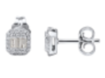 Emerald Fantany Diamond Studs