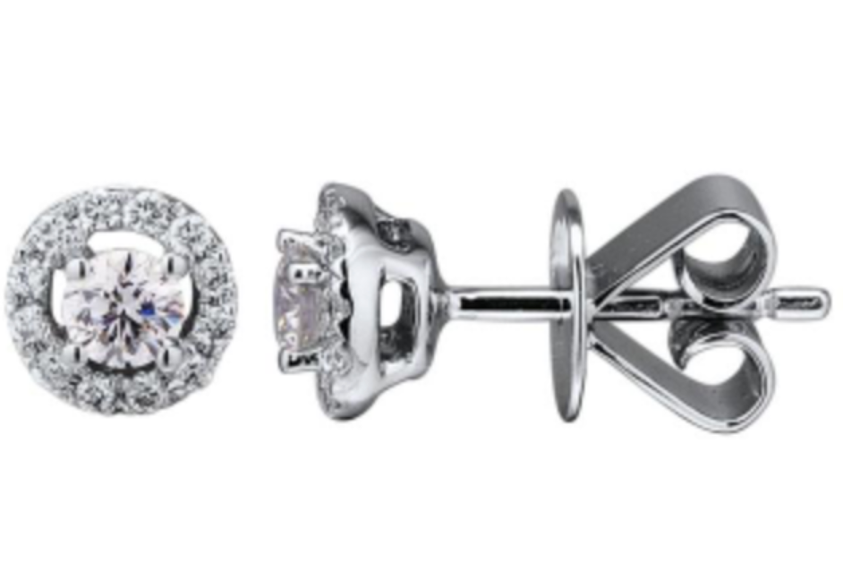 Diamond Studs and Earrings Set