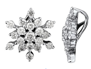Snowflake Diamond Pendant