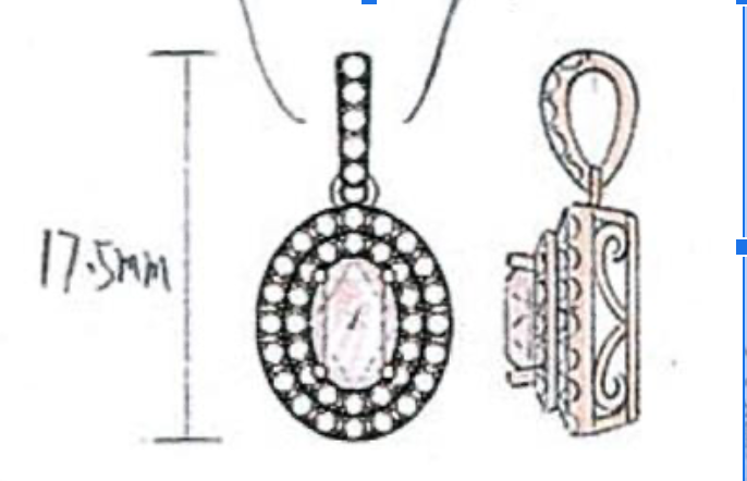 Tana Oval Pendant