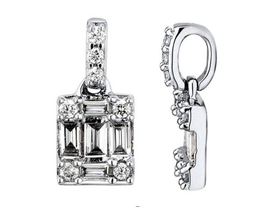 Emerald Fantasy Diamond Pendant