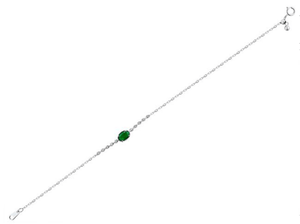 Emerald and Diamond Bracelet