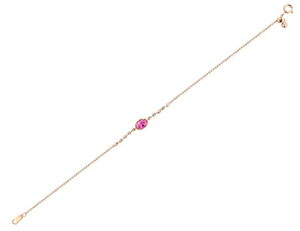 Pink Sapphire and Diamond Bracelet