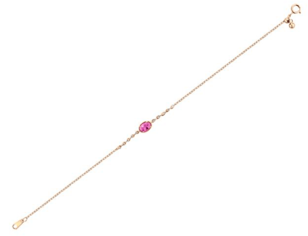 Pink Sapphire and Diamond Bracelet