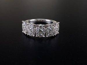Oval Diamond Illusion Vintage Ring | Zohar Jewels